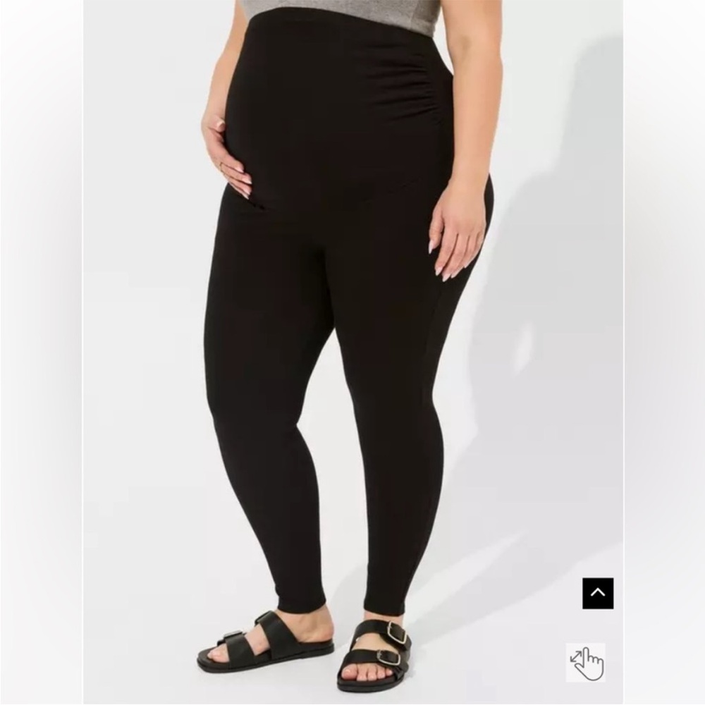 2 pairs Torrid Maternity Leggings